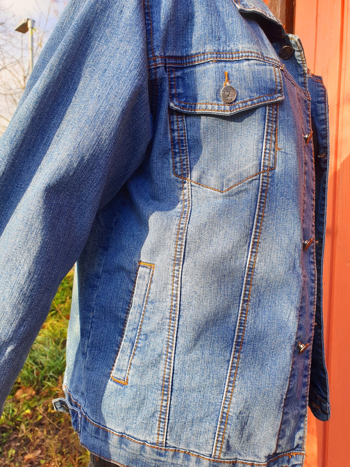 “Reverse Tiger Logic” – One-of-a-Kind Redesigned Denim Jacket